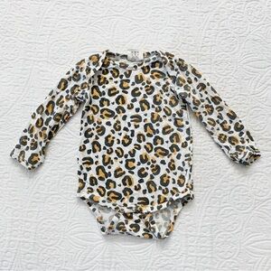 SpearmintLove Baby Leopard Print Bodysuit